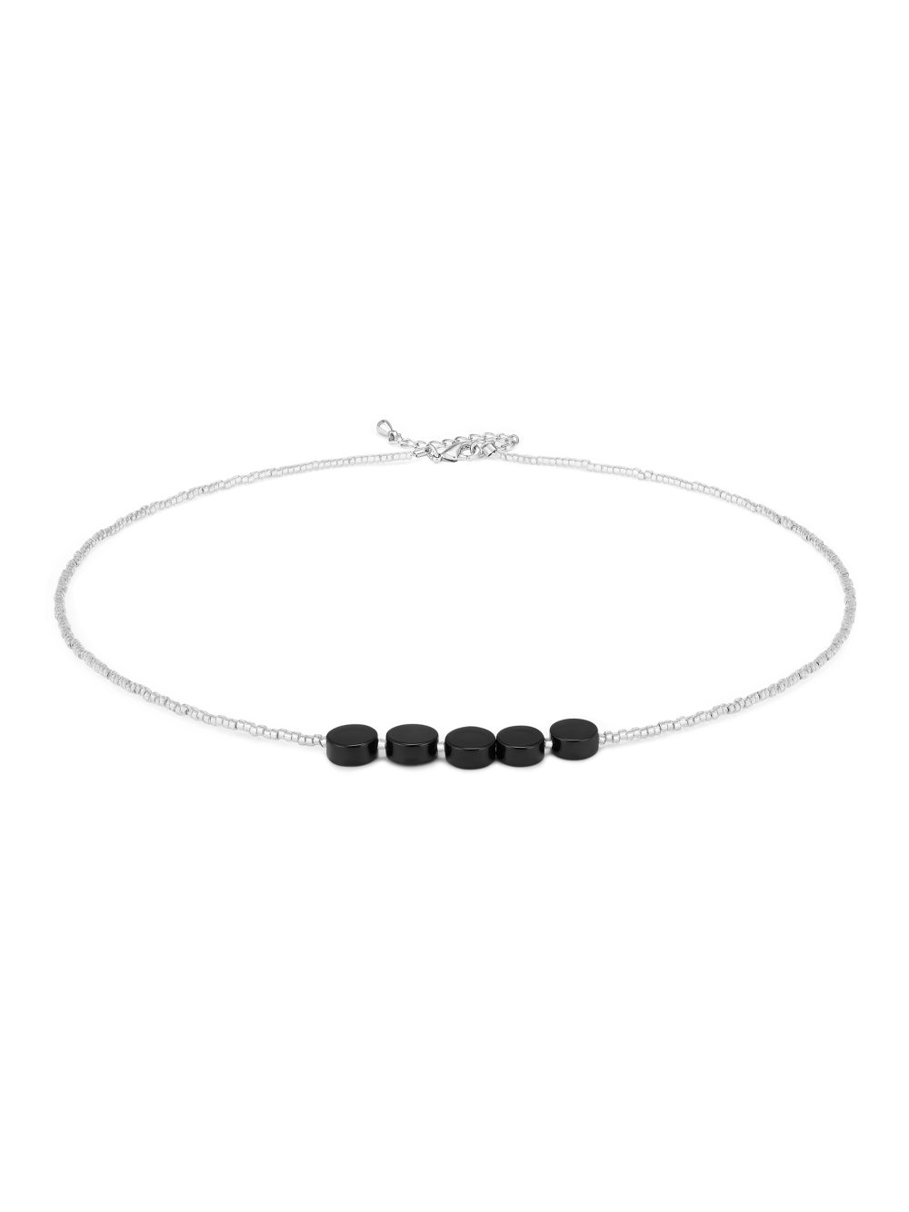 Stardust Prelude Necklace (Polished Black Onyx) - Image 2