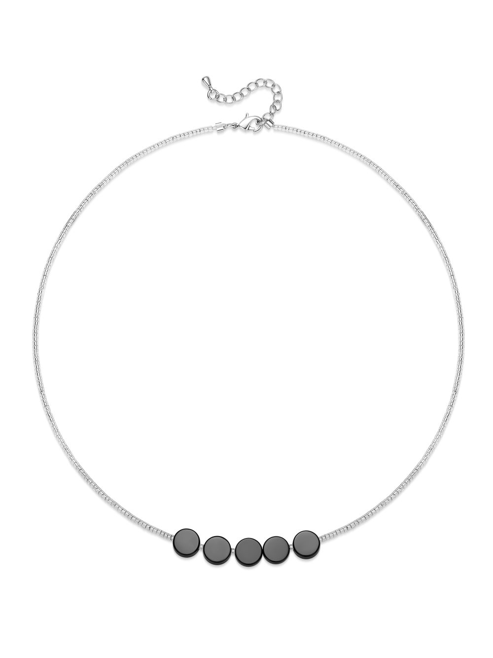 Stardust Prelude Necklace (Polished Black Onyx)