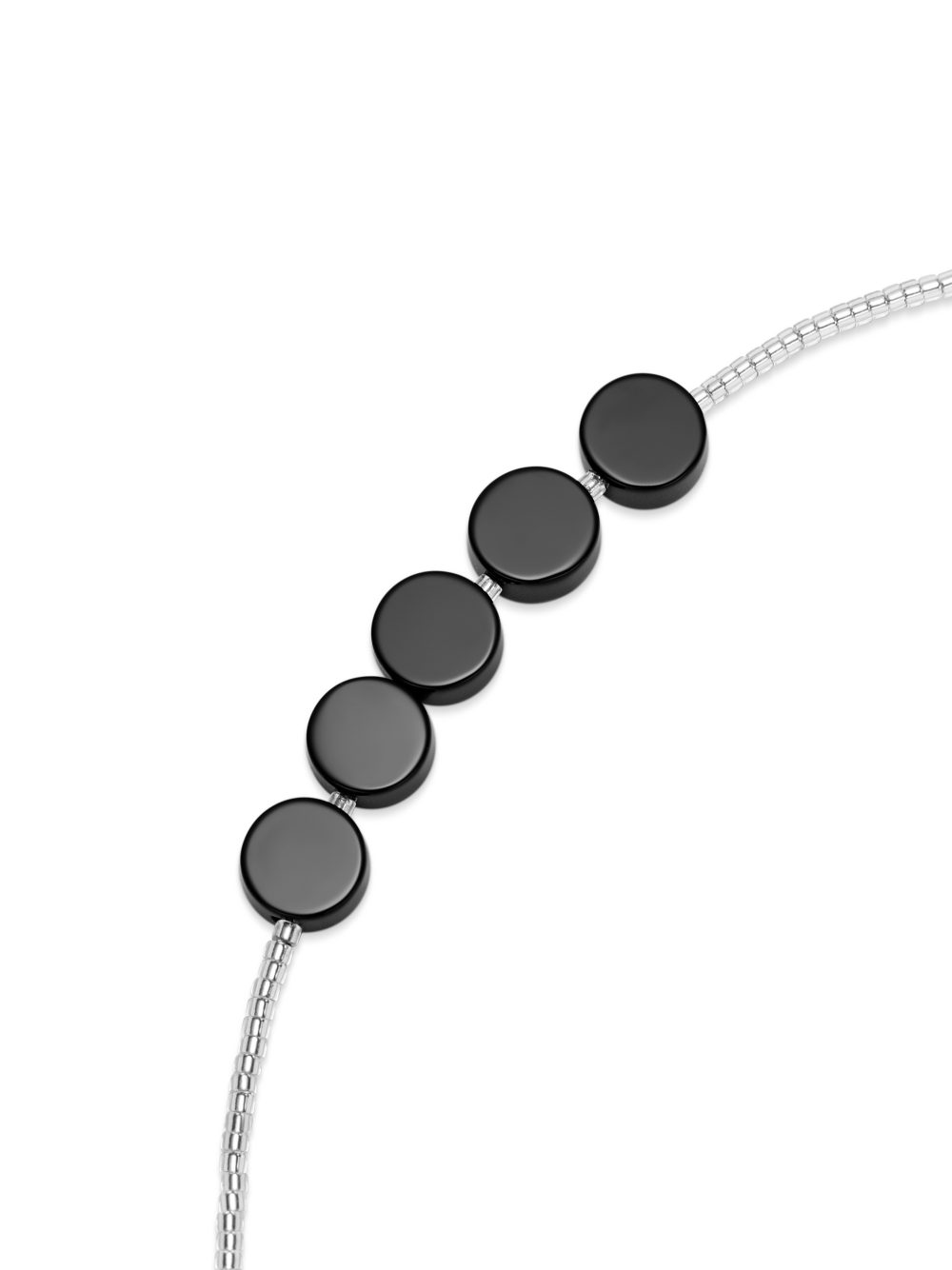 Stardust Prelude Necklace (Polished Black Onyx) - Image 3