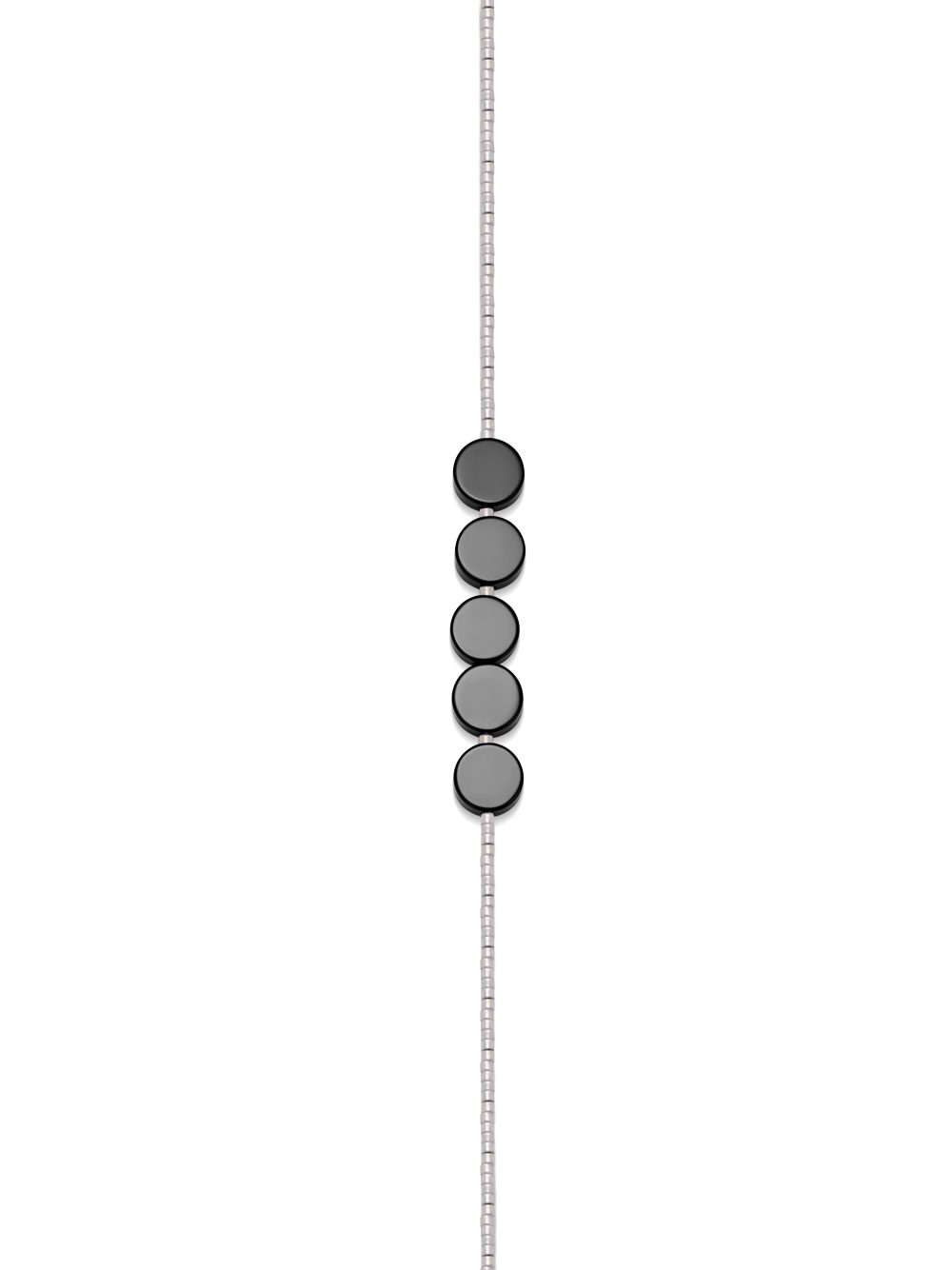Stardust Prelude Necklace（Matte Black Onyx） - Image 4